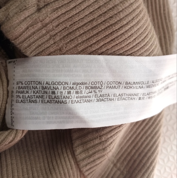 - MANGO COLLAR RIBBED TOP - Picture 7 of 9